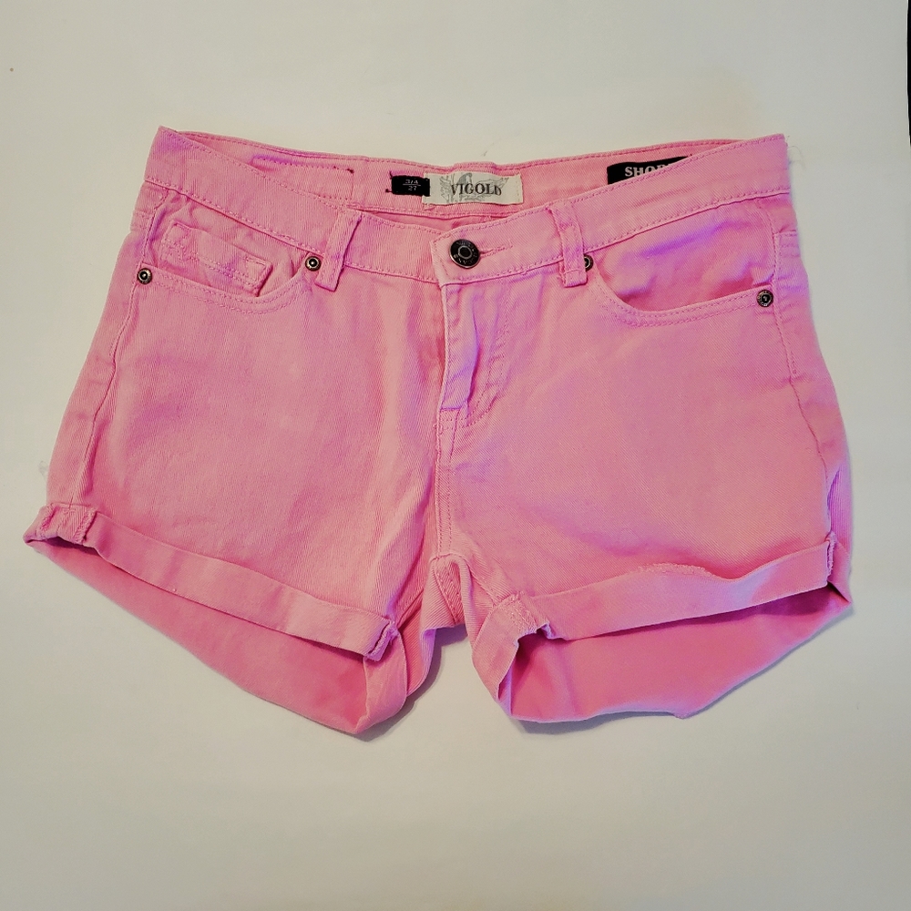 Vigolds | Pink Denim Shorts |Size 3/4 | 27